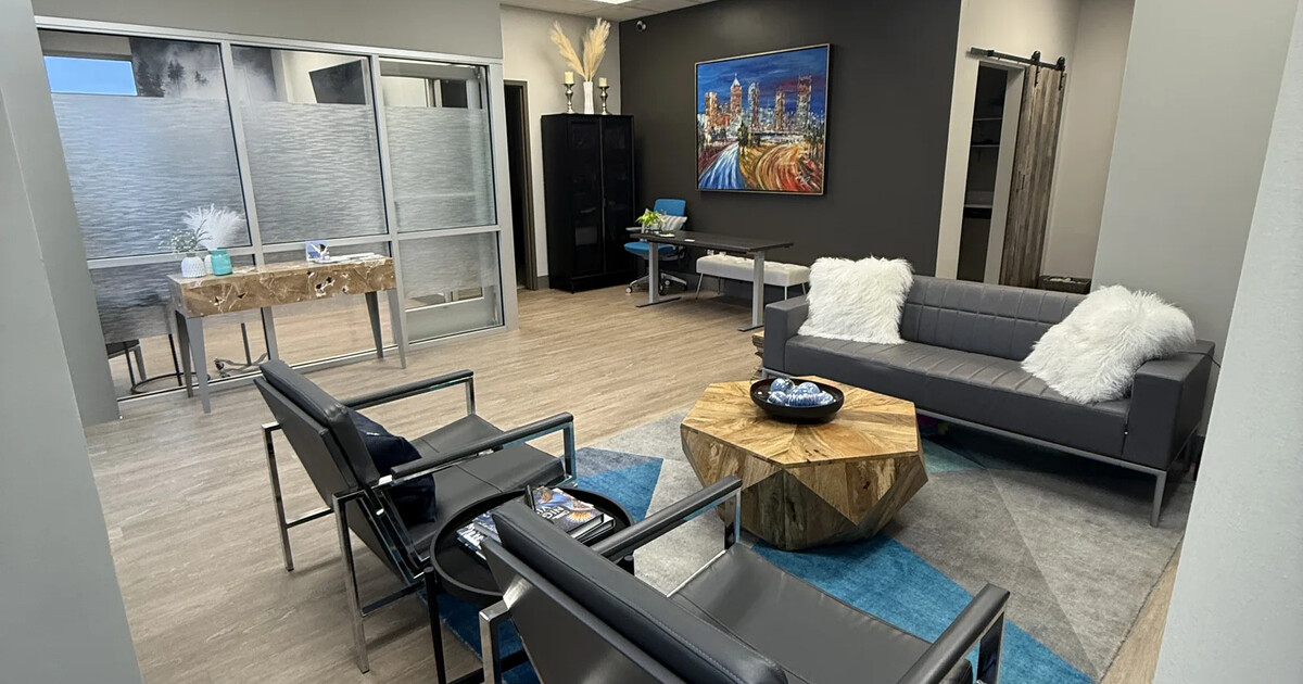 Music City Ketamine clinic lobby in Franklin, Tennessee